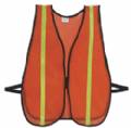 Orange Mesh Vest W/ 1" Lime Ref. Stripe